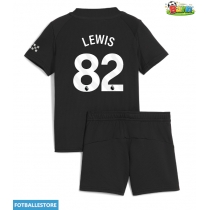 Manchester City Rico Lewis #82 Bortedraktsett Barn 2025-26 Kortermet (+ Korte bukser)
